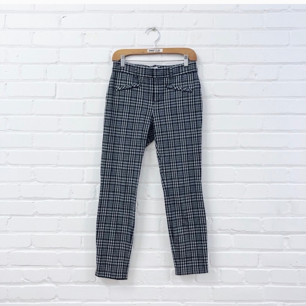 GAP plaid curvy signature skinny ankle